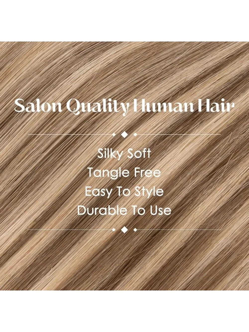6PCS Clip-In Short Hair Extensions - Remy Human Hair, 10 Inch, Medium Brown